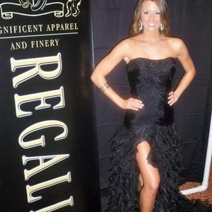 Jovani beautiful black prom or pageant gown